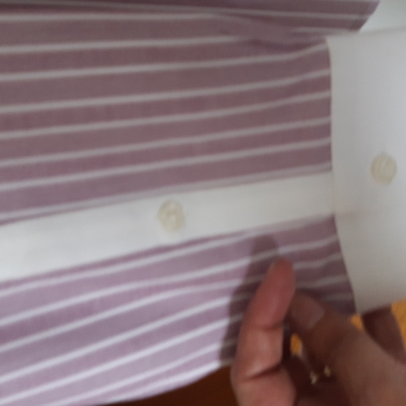 NWOT Brooks Brothers Classic Button Down size 12 vertical stripe - Picture 4 of 5